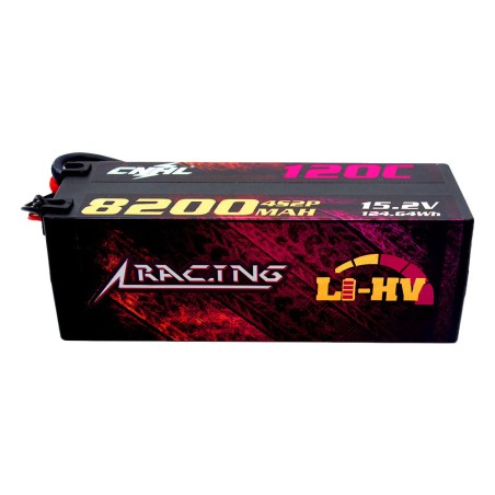 Value Edition CNHL Racing Series LIHV 8200 mAh 15,2 V 4S 120C HV Hartschalen-Lipo-Akku mit EC5-Stecker für RC Racing