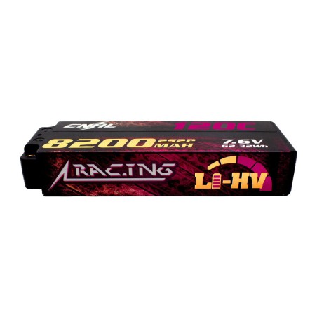 Value Edition CNHL Racing Series LiHV 8200 mAh 7,6 V 2S 120C HV Hartschalen-Lipo-Akku mit EC5-Stecker für RC Racing