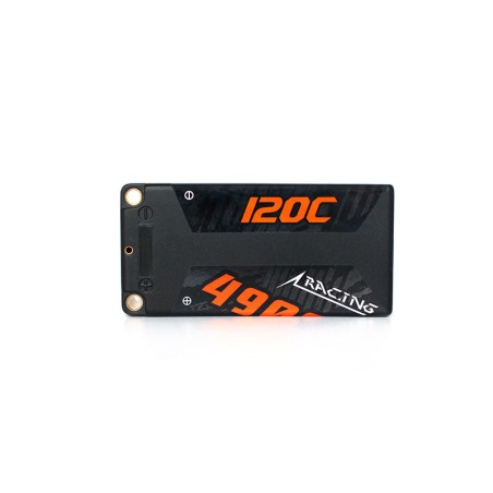 Value Edition [Combo] 2 Packungen CNHL Racing Series 4900 mAh 7,4 V 2S2P 120C Hartschalen-Lipo-Akku mit T/Dean-Stecker