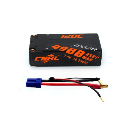 Value Edition CNHL Racing Series 4900 mAh 7,4 V 2S2P 120C Hartschalen-Lipo-Akku mit EC5-Stecker