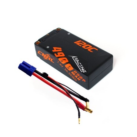 Value Edition CNHL Racing Series 4900 mAh 7,4 V 2S2P 120C Hartschalen-Lipo-Akku mit EC5-Stecker