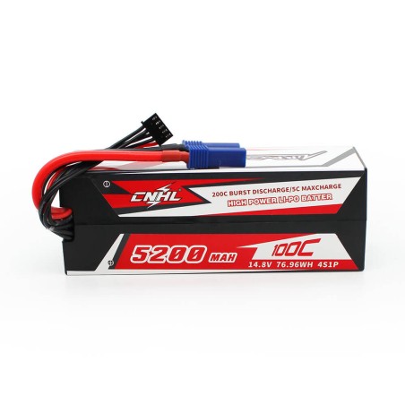 Value Edition CNHL Racing Series 5200 mAh 14,8 V 4S 100C Hartschalen-Lipo-Akku mit EC5-Stecker