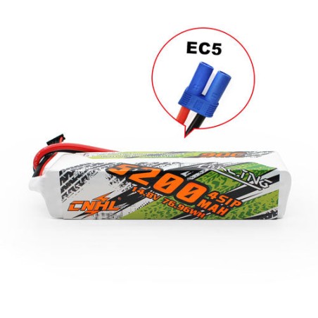 Value Edition CNHL Racing Series 5200 mAh 14,8 V 4S 90C Lipo-Akku mit EC5-Stecker