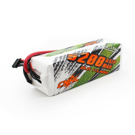 Value Edition CNHL Racing Series 5200 mAh 22,2 V 6S 90C Lipo-Akku mit 8,0 mm Rundstecker