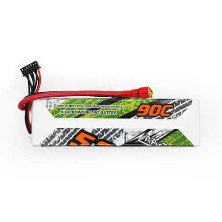 Value Edition CNHL Racing Series 5200 mAh 22,2 V 6S 90C Lipo-Akku mit 8,0 mm Rundstecker