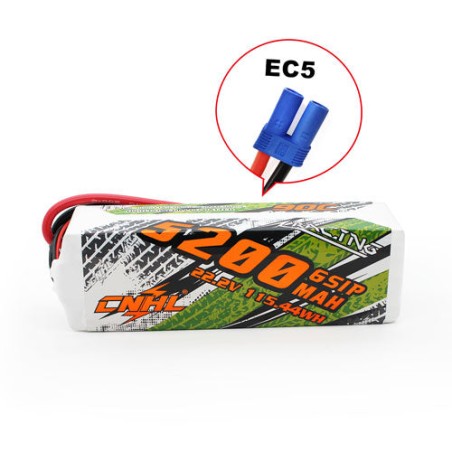 Value Edition CNHL Racing Series 5200 mAh 22,2 V 6S 90C Lipo-Akku mit EC5-Stecker