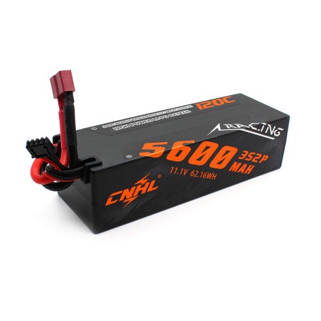 Value Edition CNHL Racing Series 5600 mAh 11,1 V 3S2P 120C Hartschalen-Lipo-Akku mit T/Dean-Stecker