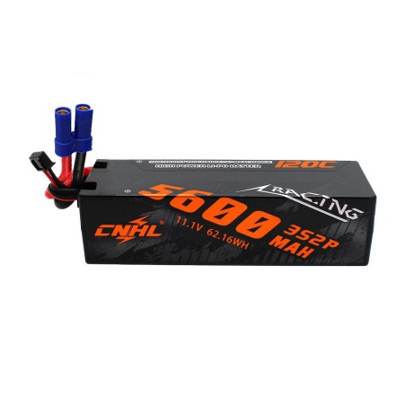 Value Edition CNHL Racing Series 5600 mAh 11,1 V 3S2P 120C Hartschalen-Lipo-Akku mit EC5-Stecker