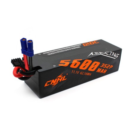 Value Edition CNHL Racing Series 5600 mAh 11,1 V 3S2P 120C Hartschalen-Lipo-Akku mit EC5-Stecker