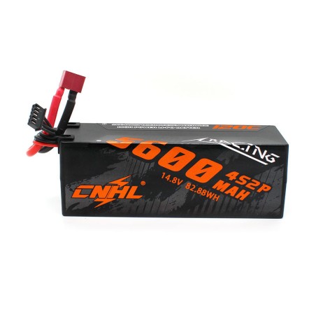 Value Edition CNHL Racing Series 5600 mAh 14,8 V 4S2P 120C Hartschalen-Lipo-Akku mit T/Dean-Stecker