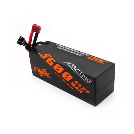 Value Edition CNHL Racing Series 5600 mAh 14,8 V 4S2P 120C Hartschalen-Lipo-Akku mit T/Dean-Stecker