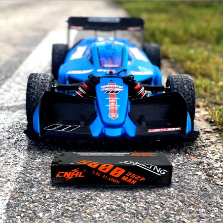 Value Edition [Combo] 2 Packungen CNHL Racing Series 5600 mAh 7,4 V 2S2P 120C Hartschalen-Lipo-Akku mit T/Dean-Stecker