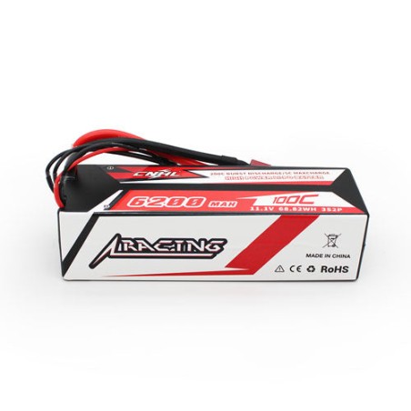 Value Edition CNHL Racing Series 6200 mAh 11,1 V 3S 100C Hartschalen-Lipo-Akku mit T/Dean-Stecker