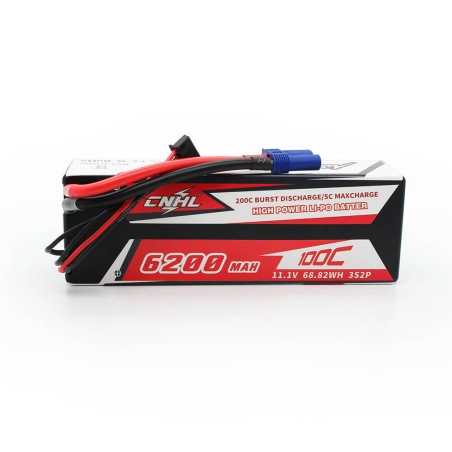 Value Edition CNHL Racing Series 6200 mAh 11,1 V 3S 100C Hartschalen-Lipo-Akku mit EC5-Stecker