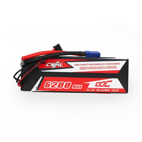 Value Edition CNHL Racing Series 6200 mAh 11,1 V 3S 100C Hartschalen-Lipo-Akku mit EC5-Stecker