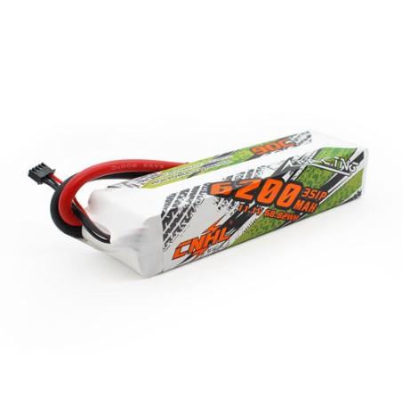 Value Edition CNHL Racing Series 6200 mAh 11,1 V 3S 90C Lipo-Akku mit 6,5 mm Rundstecker