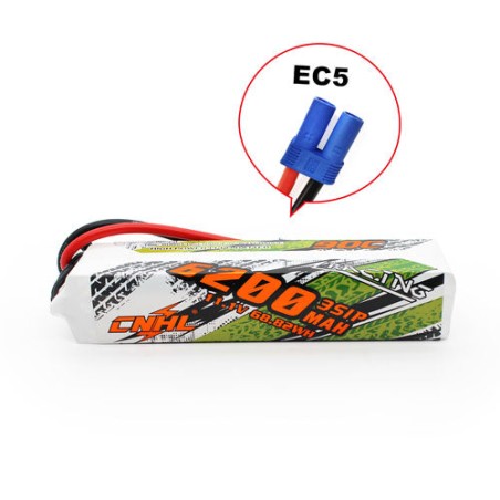 Value Edition CNHL Racing Series 6200 mAh 11,1 V 3S 90C Lipo-Akku mit EC5-Stecker