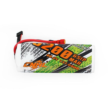 Value Edition CNHL Racing Series 6200 mAh 22,2 V 6S 90C Lipo-Akku mit 8,0 mm Rundstecker