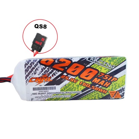 Value Edition CNHL Racing Series 5200 mAh 22,2 V 6S 90C Lipo-Akku mit EC5-Stecker