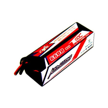 Value Edition CNHL Racing Series 6600 mAh 11,1 V 3S 100C Hartschalen-Lipo-Akku mit T/Dean-Stecker