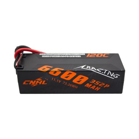 Value Edition CNHL Racing Series 6600 mAh 11,1 V 3S 120C Hartschalen-Lipo-Akku mit T/Dean-Stecker