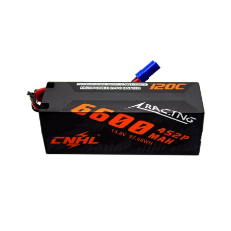 Value Edition CNHL Racing Series 6600 mAh 14,8 V 4S 120C Hartschalen-Lipo-Akku mit EC5-Stecker