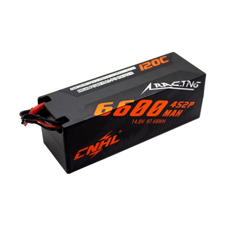 Value Edition CNHL Racing Series 6600 mAh 14,8 V 4S 120C Hartschalen-Lipo-Akku mit EC5-Stecker