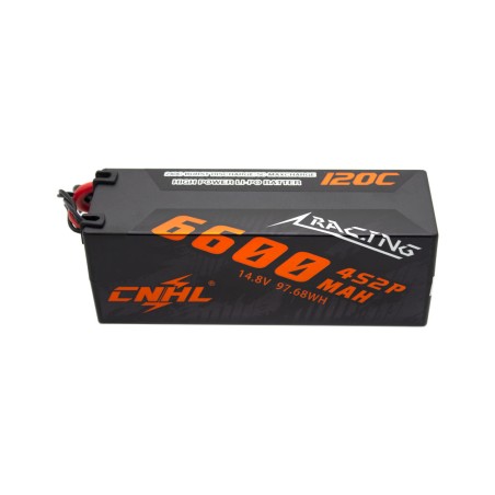 Value Edition CNHL Racing Series 6600mAh 14,8V 4S 120C Hartschalen-Lipo-Akku mit T/Dean-Stecker