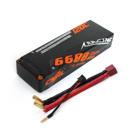 Value Edition CNHL Racing Series 6600 mAh 7,4 V 2S 120C Hartschalen-Lipo-Akku mit T/Dean-Stecker