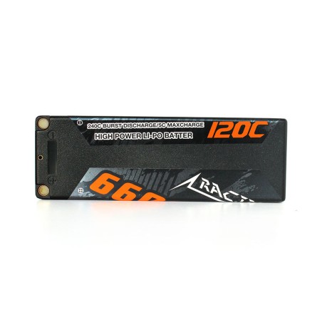 Value Edition CNHL Racing Series 6600 mAh 7,4 V 2S 120C Hartschalen-Lipo-Akku mit T/Dean-Stecker