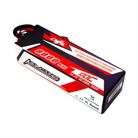 Value Edition CNHL Racing Series 8000 mAh 11,1 V 3S 100C Hartschalen-Lipo-Akku mit T/Dean-Stecker