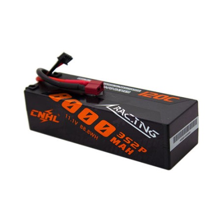 Value Edition CNHL Racing Series 8000 mAh 11,1 V 3S 120C Hartschalen-Lipo-Akku mit T/Dean-Stecker