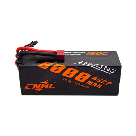 Value Edition CNHL Racing Series 8000 mAh 14,8 V 4S 120C Hartschalen-Lipo-Akku mit T/Dean-Stecker