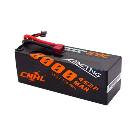 Value Edition CNHL Racing Series 8000 mAh 14,8 V 4S 120C Hartschalen-Lipo-Akku mit T/Dean-Stecker