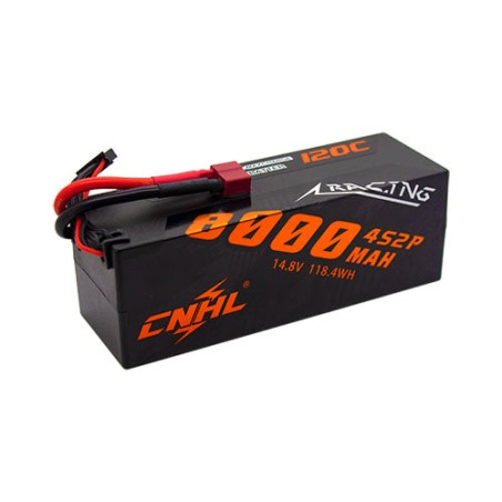 Value Edition CNHL Racing Series 8000 mAh 14,8 V 4S 120C Hartschalen-Lipo-Akku mit T/Dean-Stecker