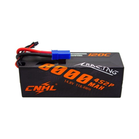 Value Edition CNHL Racing Series 8000 mAh 14,8 V 4S 120C Hartschalen-Lipo-Akku mit EC5-Stecker