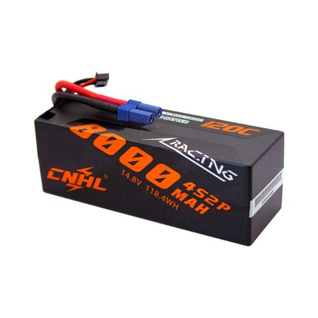 Value Edition CNHL Racing Series 8000 mAh 14,8 V 4S 120C Hartschalen-Lipo-Akku mit EC5-Stecker