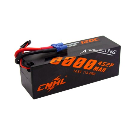 Value Edition CNHL Racing Series 8000 mAh 14,8 V 4S 120C Hartschalen-Lipo-Akku mit EC5-Stecker