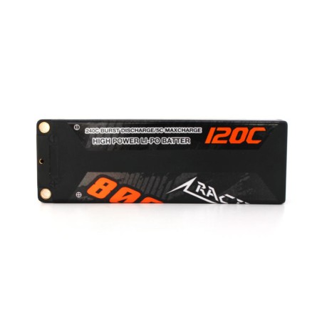 Value Edition [Combo] 2 Packungen CNHL Racing Series 8000 mAh 7,4 V 2S 120C Hartschalen-Lipo-Akku mit T/Dean-Stecker