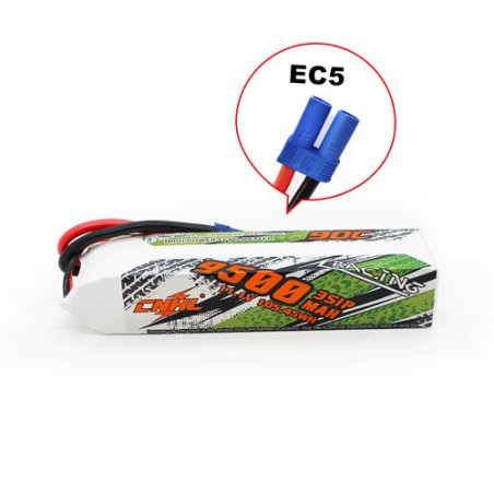 Value Edition CNHL Racing Series 9500 mAh 11,1 V 3S 90C Lipo-Akku mit EC5-Stecker