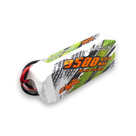 Value Edition CNHL Racing Series 9500 mAh 22,2 V 6S 90C Lipo-Akku mit 8,0 mm Rundstecker