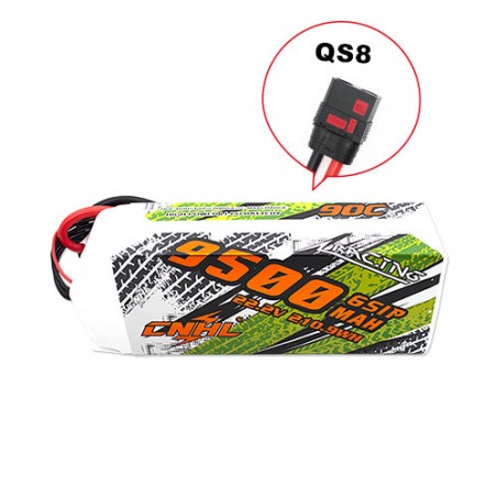 Value Edition CNHL Racing Series 9500 mAh 22,2 V 6S 90C Lipo-Akku mit QS8-Stecker