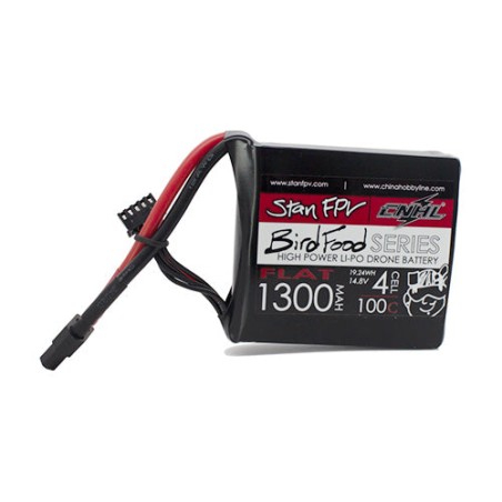 Value Edition CNHL Stan Black Series 1300 mAh 14,8 V 4S 100C Lipo-Akku mit XT60-Stecker