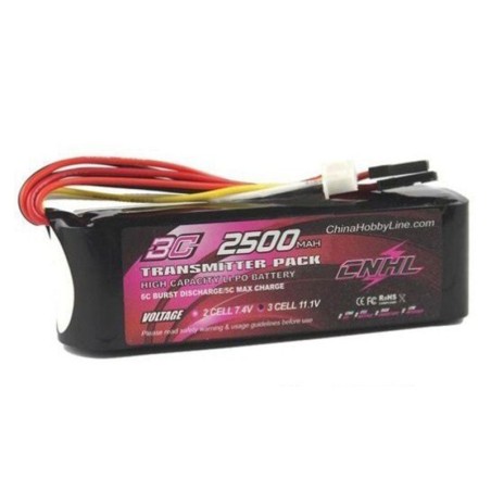 Value Edition CNHL TX Pack 2500 mAh 11,1 V 3S 3C Lipo-Akku mit FUTABA-Stecker