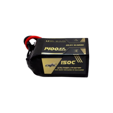 Value Edition CNHL Ultra Black 1400 mAh 22,2 V 6S 150C Lipo-Akku mit XT60-Stecker