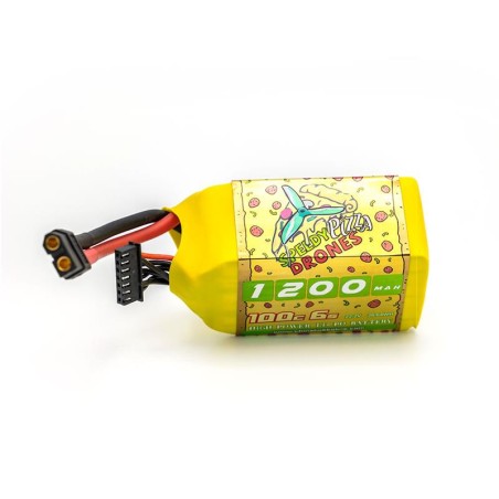 Value Edition [Kombi] 4 Packungen CNHL Pizza Series 1200 mAh 22,2 V 6S 100 C Lipo-Akku mit XT60-Stecker – UK-Lager