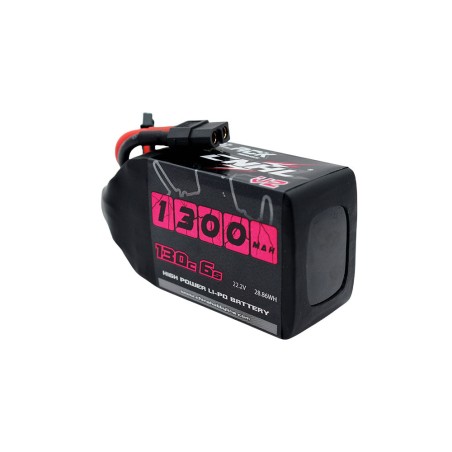 Value Edition [Kombi] 2 Packungen CNHL Black Series 1300 mAh 22,2 V 6S 100 C Lipo-Akku mit XT60-Stecker