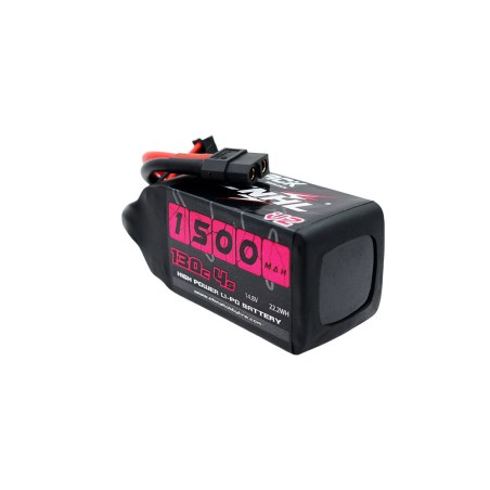 Value Edition [Kombi] 2 Packungen CNHL Black Series 1500 mAh 14,8 V 4S 100 C Lipo-Akku mit XT60-Stecker