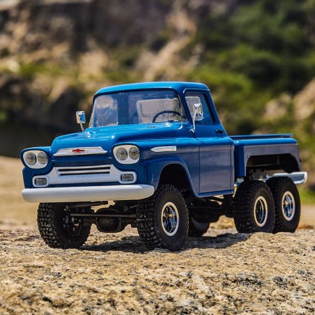 Value Edition FMS (RTR) 1:18 Chevrolet Apache 6WD Rock Crawler w/Tx, LiPo & Charger (Blue)