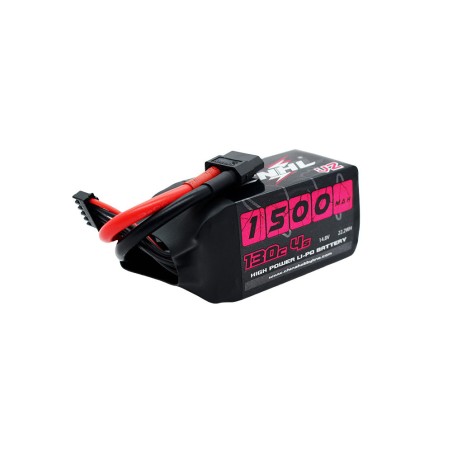 Value Edition [Kombi] 2 Packungen CNHL Black Series 1500 mAh 14,8 V 4S 100 C Lipo-Akku mit XT60-Stecker